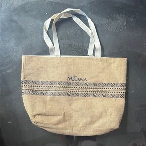 Beige Tote Bag Moana Disney